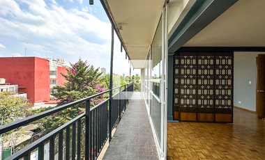 Departamento muy espacioso en RENTA en la Condesa en calle tranquila