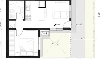 VENTA DEPARTAMENTO 1 DORMITORIO FINANCIACION