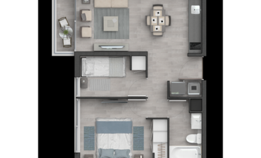 VENTA Deptos. 2D+1B, MACUL