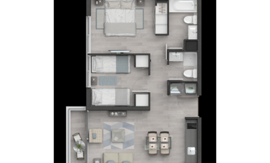 VENTA Deptos. 2D+2B, MACUL