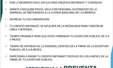 DEPARTAMENTOS EN PREVENTA, FRACCIONAMIENTO LACANTÚN CONDOMINIO