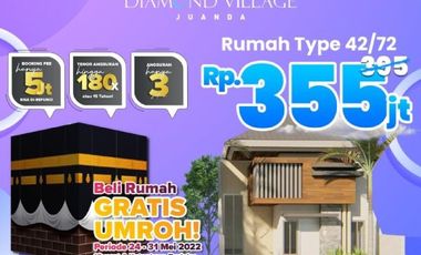HARGA PROMO, WA 0812-3300-----, Rumah Murah Sidoarjo Dekat Juanda, Diamond Village Juanda 1