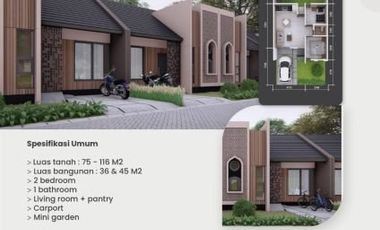 Diskon 80 Juta rumah type 45 luas tanah 103m², cuma 300jutaan Dramaga Resort Bogor