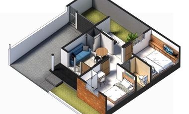 Desain Tropis Minimalis, Rumah Jogja, 3 Menit dari Polsek Sedayu