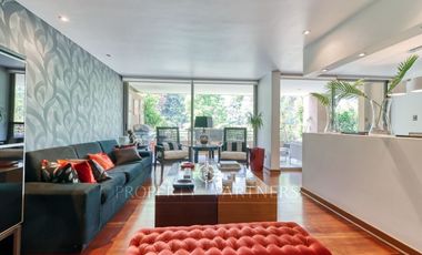 Amplio departamento con jardín en La Dehesa Central