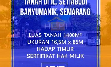 Dijual Tanah di jl Setiabudi Banyumanik Semarang