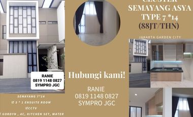 DISEWAKAN CLUSTER SEMAYANG ASYA JGC SEMI FURNISH MURAH SELANGKAH MENUJU AEON MALL JGC & IKEA JGC dan Kelapa Gading