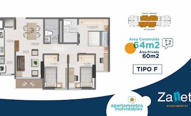 VENTA de APARTAMENTO en ItaguÃ­