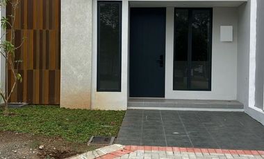 Rumah Baru Unfurnished 1 Lantai di U-Ville Bintaro Jaya, Sawah Baru, Ciputat.