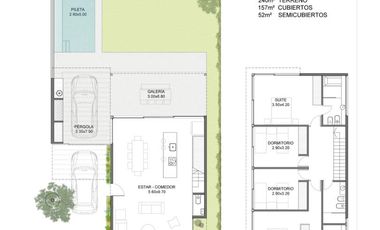 EN VENTA- CASA 3 DORMITORIOS CON PISCINA Y PARRILLA- BARRIO PRIVADO ABRA- FUNES