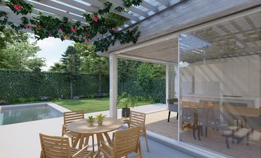 EN VENTA- CASA 3 DORMITORIOS CON PISCINA Y PARRILLA- BARRIO PRIVADO ABRA- FUNES