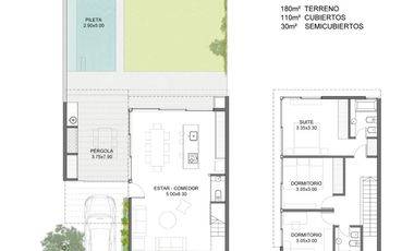 EN VENTA- CASA 3 DORMITORIOS CON PISCINA Y PARRILLA- BARRIO PRIVADO ABRA- FUNES