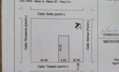 VENTA DE LOTE EN CHIVILCOY CENTRICO OPORTUNIDAD