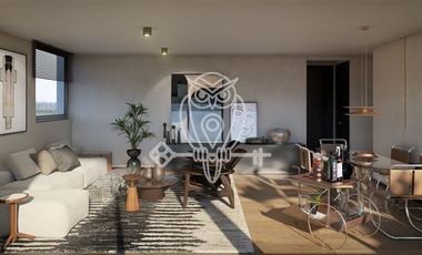 Departamento 3D/3B nuevo en Venta Vitacura. Barrio tranquilo