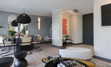 Departamento 3D/3B nuevo en Venta Vitacura. Barrio tranquilo