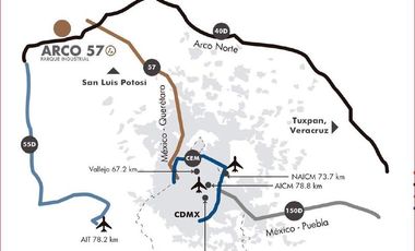 Parque Industrial Arco Norte Soyaniquilpan Terrenos En Venta