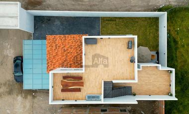 Casa nueva en venta en Metepec con sala de juegos y Roof Garden
