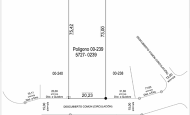Lote en Barrio Privado Las Marías del Valle  -  a metros del Aeropuerto Chapelco. 1500 mts2 terreno plano con excelentes vistas.
