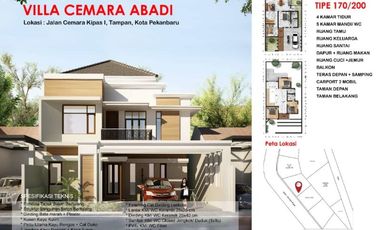 RUMAH READT STOK SIAP HUNI DI JL.ABADI/SOEKARNO HATTA