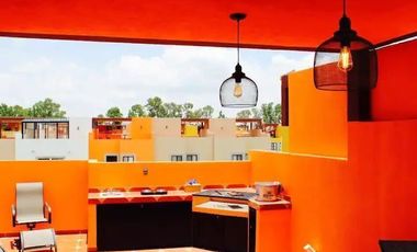 Casa Amueblada con Roof Garden en Privada