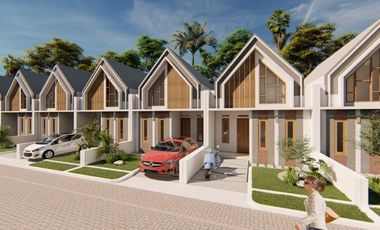 Rumah Cantik Konsep Scandinavian Harga Cuma 300jutaan Lokasi Dekat Akses Utama Exit Toll Jogja-Bawen