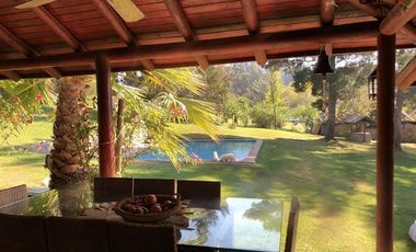 Acogedora Piscina Quincho 6D/3B Orilla Lago Rapel