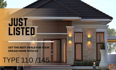 Di Jual Rumah Baru Type 110 Bebas Desain Di Jl Wotel Delima