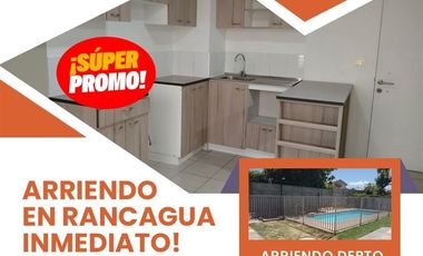 Depto 2dorm 1baño SIN ESTACIONAMIENTO Rancagua Norte