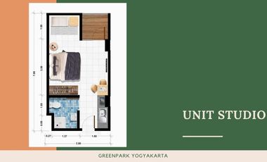 Siap Huni Atau Disewakan, Dekat Kampus Atma Jaya, Apartemen Jogja