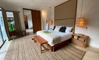 Casa con alberca privada, rooftop con lounge y hamaca, en privada con cancha de