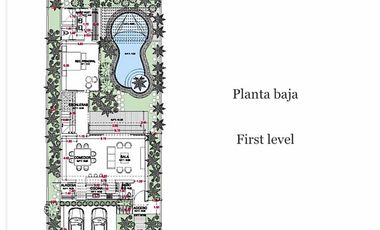 Casa con alberca privada, rooftop con lounge y hamaca, en privada con cancha de