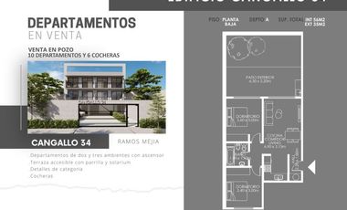 Departamento en venta en Ramos Mejia Sur