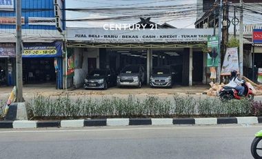 Dijual Showroom Mobil Bekas Strategis Di Jalan Raya Pamulang