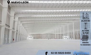 Oportunidad de espacio industrial en Nuevo León para alquilar
