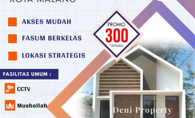Rumah Villa Mewah di Sekarsari 300 Jutaan Kota Malang
