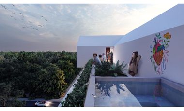 Penthouse de dos recámaras en Playa del Carmen