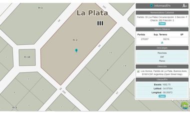 Calle 168 y 55, 2 Lotes, La Plata
