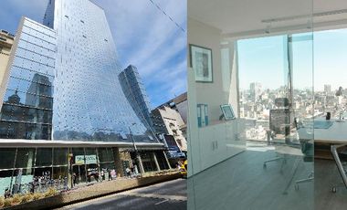 Venta exclusiva oficina en piso alto con 72,80m², planta libre a estrenar, en San Nicolás / Centro