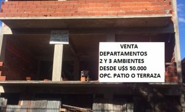 Departamentos al pozo de 2 ambientes, Wilde centro.