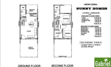 3 BR Townhouse for Sale in Danao for 6k/month, Sunny Homes