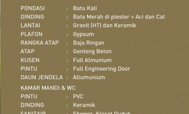 Citra Indah City Orchid 59/136 Real Estate Premium