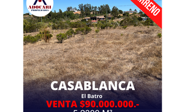 CASABLANCA / EL BATRO / TERRENO 5.300 MT2