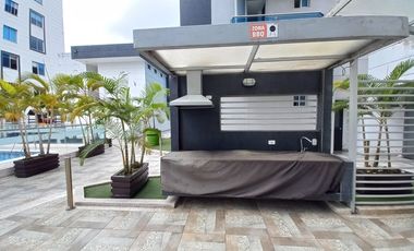 apartaestudio en arriendo en conjunto residencial santa monica piso 9. Cod A13259