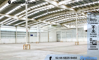 Industrial warehouse for rent in Azcapotzcalco