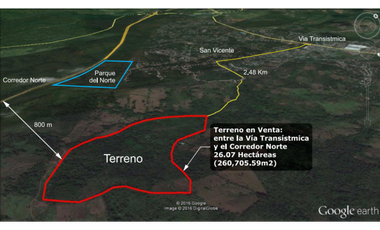 TERRENO DE 260.700 M2 EN SAN VICENTE CHILIBRE