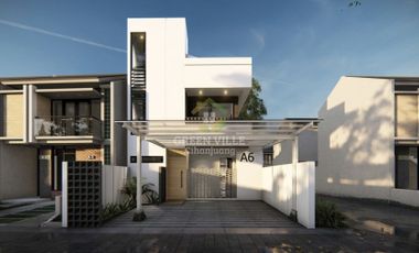 Rumah cantik 2 lantai murah strategis nyaman Cihanjuang Cimahi Bandung