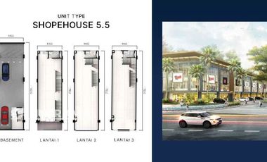 Ruko 3 Lt Siap Huni di jalan boulevard South City Pondok Cabe 4.5 M an (reno