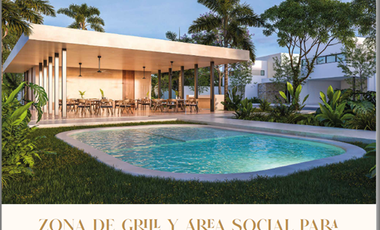VENTA DE CASAS EN MERIDA, PRIVADA CON AMENIDADES UBICADAS EN ZONA DE CONKAL