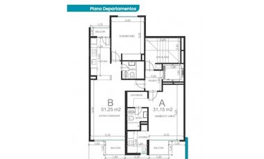 En venta. Oficinas de una ambiente con baño. Zona La Perla.