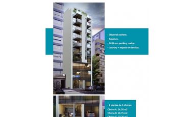 En venta. Oficinas de una ambiente con baño. Zona La Perla.